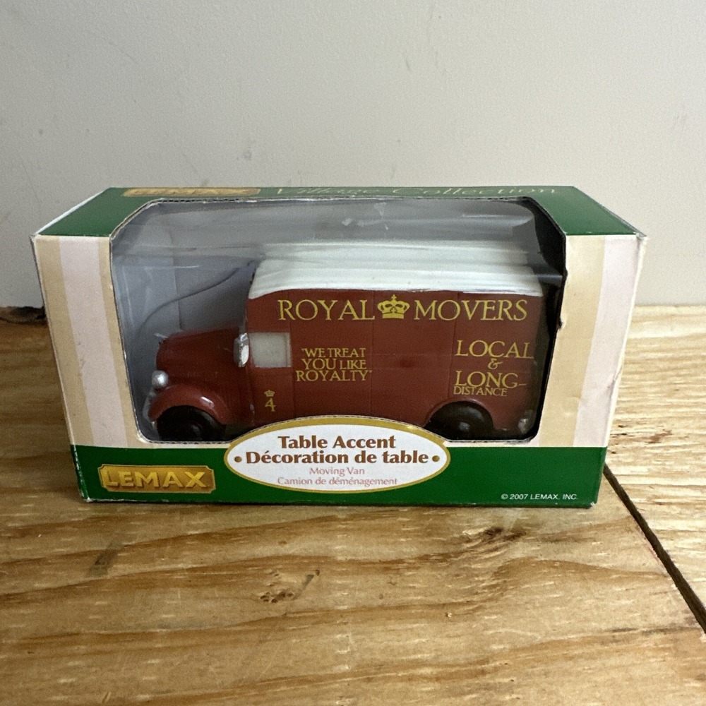 LEMAX‎ Moving Van #73635 Retired-New In Box "Royal Movers"